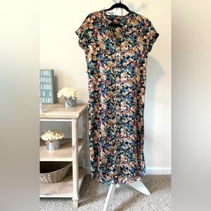 Banana Republic Floral Midi Shirtdress